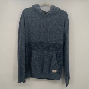 VANS Men's Blue Pullover Knit Hoodie Size L